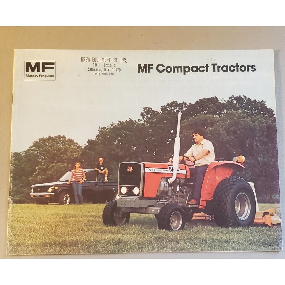 Original Massey Ferguson Compact Tractors Sales Brochure